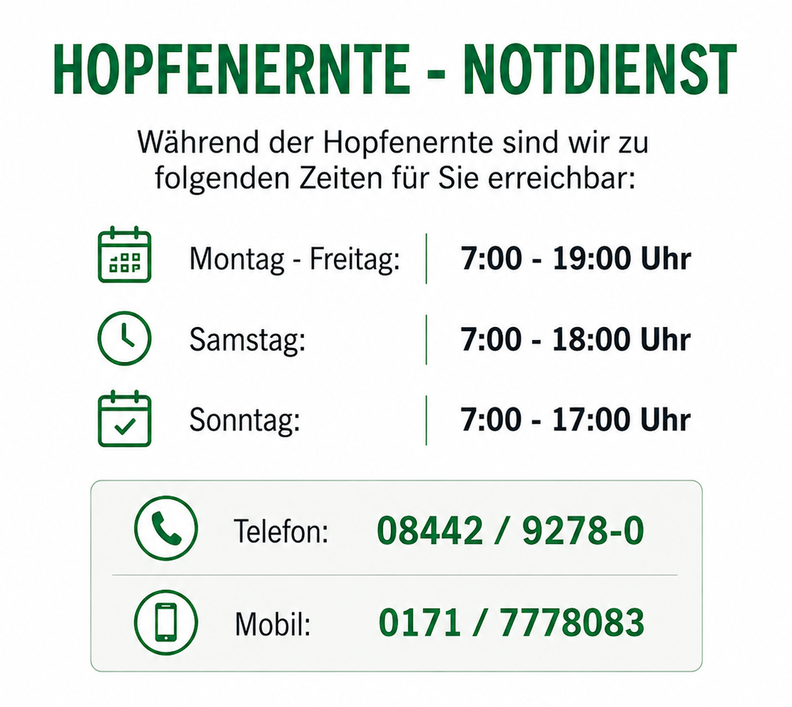 Hopfenernte-Notdienst